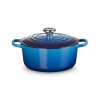 224229 5 kastrol signature 24 cm 4 2 l azure litina le creuset