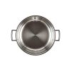 224601 7 nizky kastrol classic 30 cm 4 8 l stribrna nerezova ocel le creuset