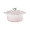 223548 5 kastrol signature 24 cm 4 2 l shell pink litina le creuset