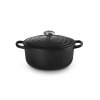 223623 5 kastrol signature 20 cm 2 4 l satin black litina le creuset