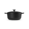 223623 6 kastrol signature 20 cm 2 4 l satin black litina le creuset