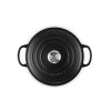223623 7 kastrol signature 20 cm 2 4 l satin black litina le creuset