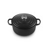 223623 kastrol signature 20 cm 2 4 l satin black litina le creuset