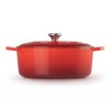 223920 6 kastrol signature 31 cm 6 3 l ovalny cerise litina le creuset