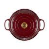 224694 7 kastrol signature 30 cm 3 5 l garnet litina le creuset