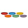 224127 3 prilohovy talir coupe 22 cm sada 6 ks rainbow kamenina le creuset