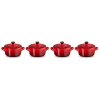 224922 2 zapekaci misa 10 cm 250 ml sada 4 ks cerise kamenina le creuset