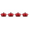 224922 4 zapekaci misa 10 cm 250 ml sada 4 ks cerise kamenina le creuset