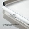 225627 5 plech na peceni ovenbond 38 x 30 cm stribrna nerezova ocel hestan