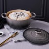 224901 3 kastrol signature 28 cm 6 7 l flint litina le creuset