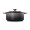 224901 6 kastrol signature 28 cm 6 7 l flint litina le creuset