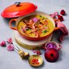224886 3 kastrol signature 30 cm 3 5 l flame litina le creuset