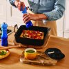 224124 3 chnapka na hrnec 17 5 x 12 cm sada 2 ks cerna bavlna le creuset