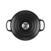224781 6 kastrol signature 24 cm 4 2 l satin black litina le creuset
