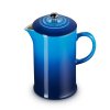 224187 5 french press kavovar 1 l azure kamenina le creuset
