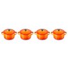 223275 4 zapekaci misa 10 cm 250 ml sada 4 ks flame kamenina le creuset