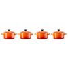 223275 5 zapekaci misa 10 cm 250 ml sada 4 ks flame kamenina le creuset