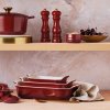 225099 3 zapekaci misa heritage 32 cm 4 l garnet kamenina le creuset