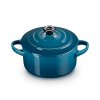 224010 4 zapekaci misa 10 cm 250 ml deep teal kamenina le creuset
