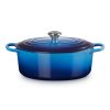 224268 5 kastrol signature 31 cm 6 3 l ovalny azure litina le creuset