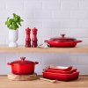 224163 2 zapekaci misa heritage 19 cm 1 1 l cerise kamenina le creuset