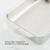 225648 4 pekac ovenbond 25 x 18 cm stribrna nerezova ocel hestan