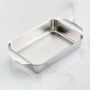 225648 6 pekac ovenbond 25 x 18 cm stribrna nerezova ocel hestan