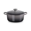 223929 5 kastrol signature 24 cm 4 2 l flint litina le creuset