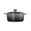 223929 6 kastrol signature 24 cm 4 2 l flint litina le creuset