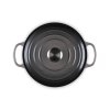 223929 7 kastrol signature 24 cm 4 2 l flint litina le creuset