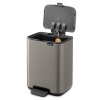 226017 11 pedalovy odpadkovy kos bo 4 l platinova ocel brabantia
