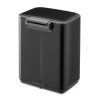 226083 12 pedalovy odpadkovy kos bo 4 l matna cerna ocel brabantia