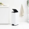 225852 5 pedalovy odpadkovy kos bo 30 l bila ocel brabantia