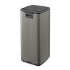 225867 9 dotykovy odpadkovy kos bo 30 l platinova ocel brabantia