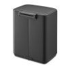 225873 11 pedalovy odpadkovy kos bo 7 l mineralni seda ocel brabantia