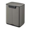 225876 11 pedalovy odpadkovy kos bo 7 l platinova ocel brabantia