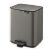 225876 9 pedalovy odpadkovy kos bo 7 l platinova ocel brabantia