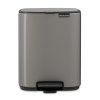 225876 pedalovy odpadkovy kos bo 7 l platinova ocel brabantia