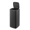 225963 8 dotykovy odpadkovy kos bo 30 l mineralni seda ocel brabantia