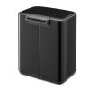 225993 11 pedalovy odpadkovy kos bo 7 l matna cerna ocel brabantia
