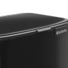 225993 14 pedalovy odpadkovy kos bo 7 l matna cerna ocel brabantia