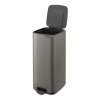 226038 9 pedalovy odpadkovy kos bo 30 l platinova ocel brabantia