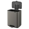 226068 11 pedalovy odpadkovy kos bo 12 l platinova ocel brabantia