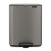 226068 pedalovy odpadkovy kos bo 12 l platinova ocel brabantia
