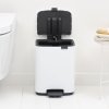 226053 9 pedalovy odpadkovy kos bo 12 l bila ocel brabantia