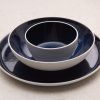 226545 2 jidelni miska gastro 12 cm 400 ml bila tmave modra kamenina bitz