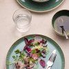226587 2 jidelni miska gastro 12 cm 400 ml bila zelena kamenina bitz