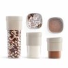 226290 doza na potraviny flip storage sada 3 ks bezova plast lekue