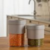 226248 1 doza na potraviny flip storage 850 ml bezova plast lekue