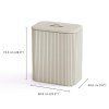 227418 18 5000006 tota luxe 90l laundry basket ecru full